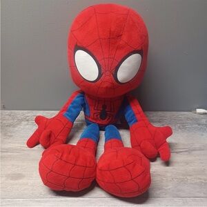 LARGE SOFT SPIDER-MAN Marvel Comics Large Plush STUFFED Spider-Man spiderman HTF